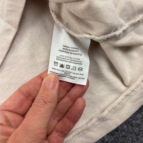 NIKE Women’s The Nike Tee Crop Logo T-Shirt Taupe Color Loose Fit size: Small - Picture 5 of 7